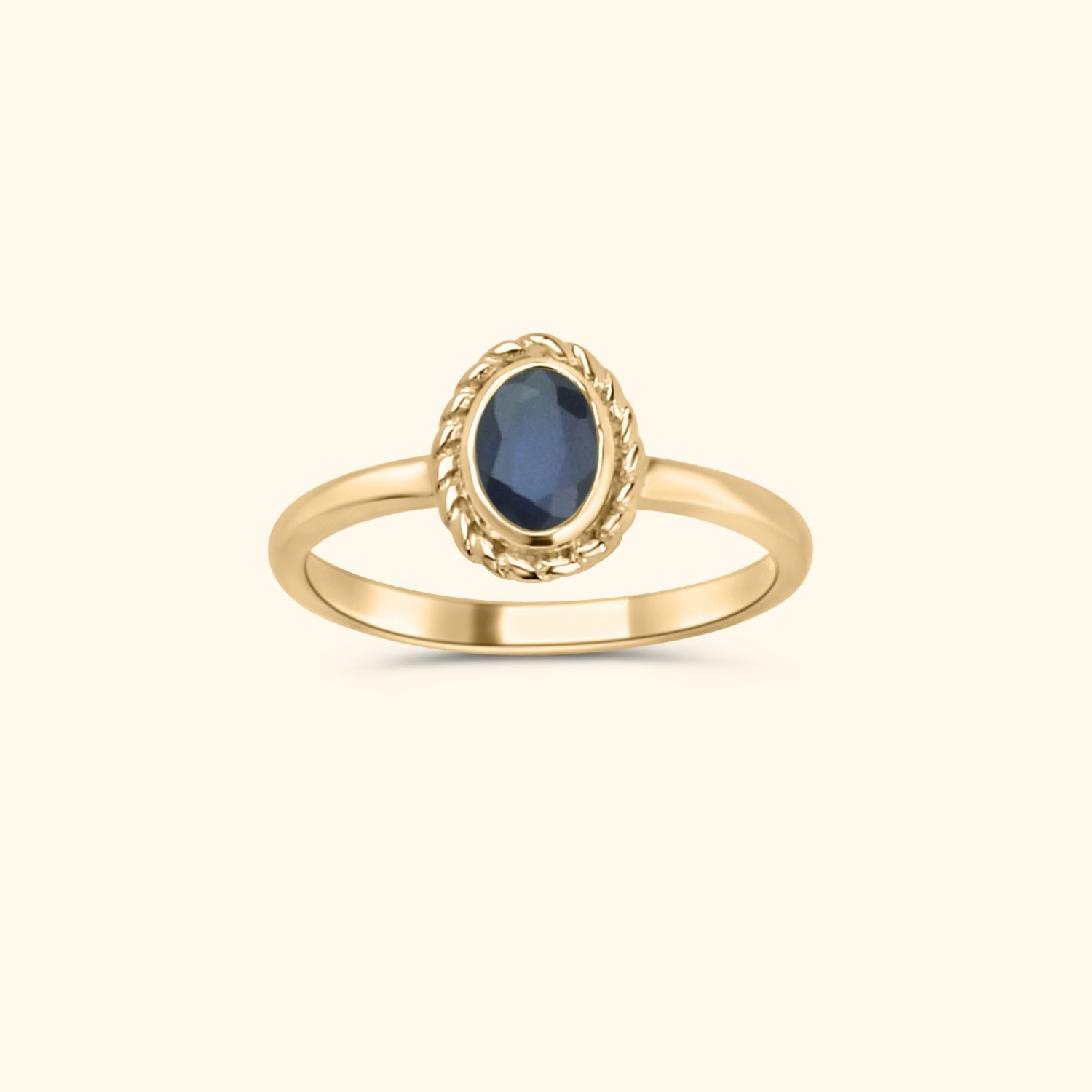 September sapphire - Birthstone ring
