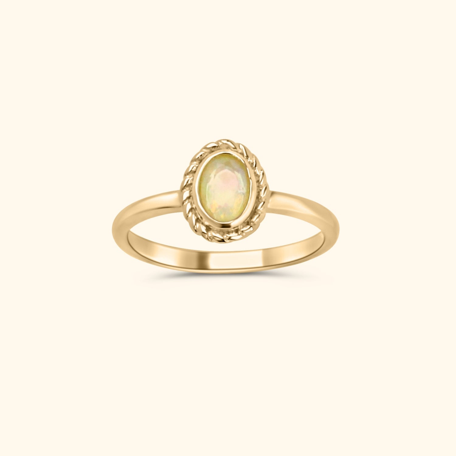 October opal - Birthstone ring